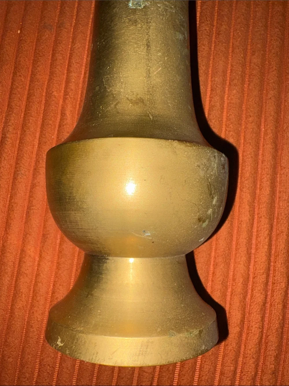 Vintage brass vase